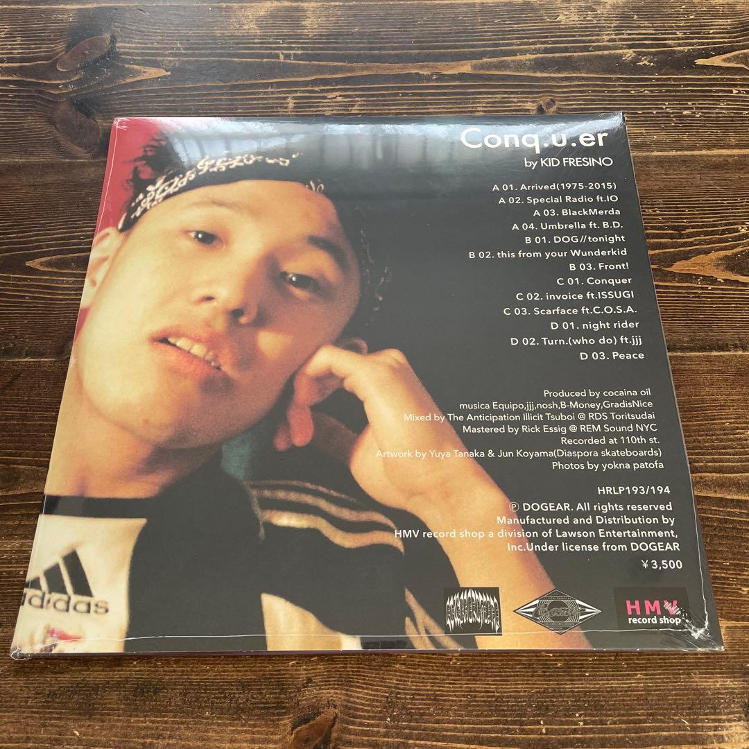 新品未開封　オマケ付　kid fresino レコードconq u er 2LP