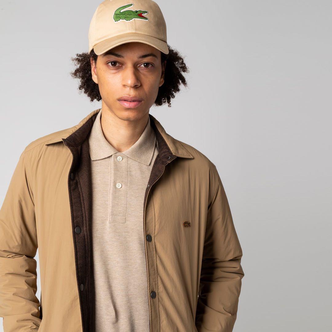 定価¥26,400 LACOSTE リバーシブル中綿シャツジャケット