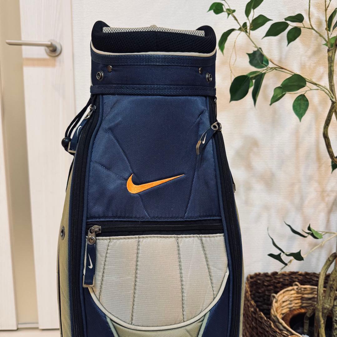 希少　NIKE キャディバッグ ゴルフバッグ BG0229 ネイビー