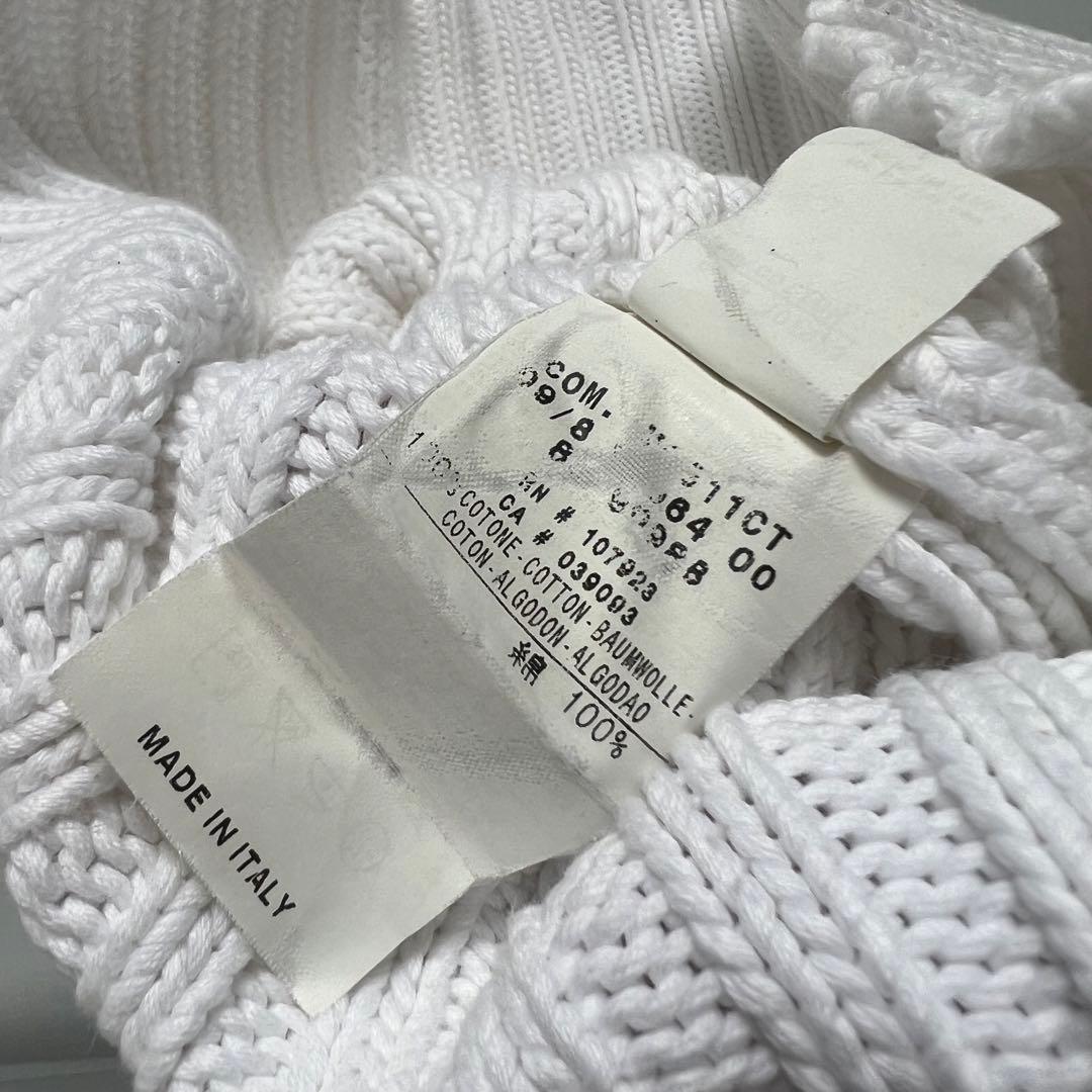 MONCLER モンクレール ニット　ベスト　ジップジャケット　ホワイト　XS