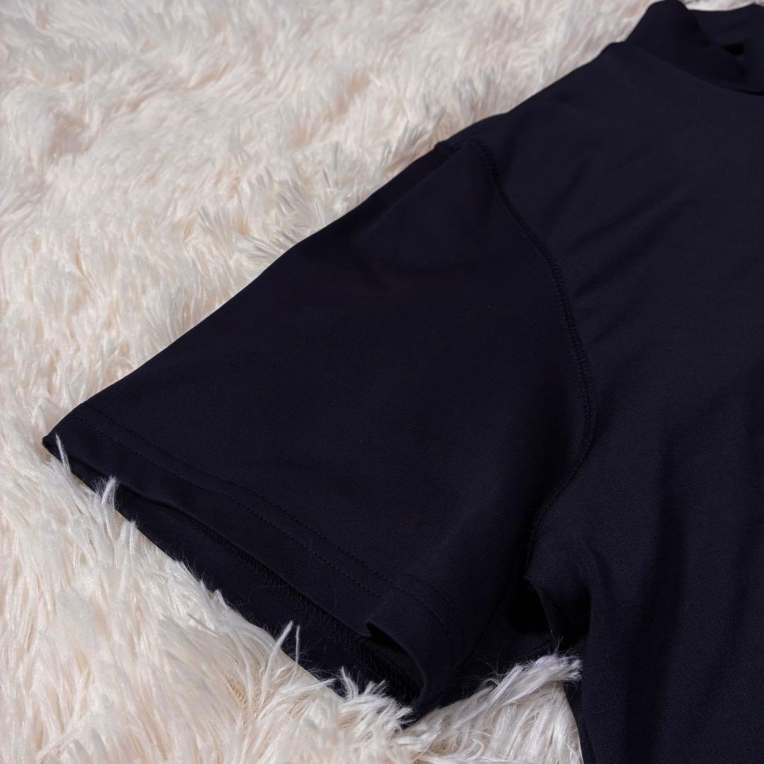 極美品✨【ブリーフィング】ゴルフ モックネック Tシャツ ネイビー XL