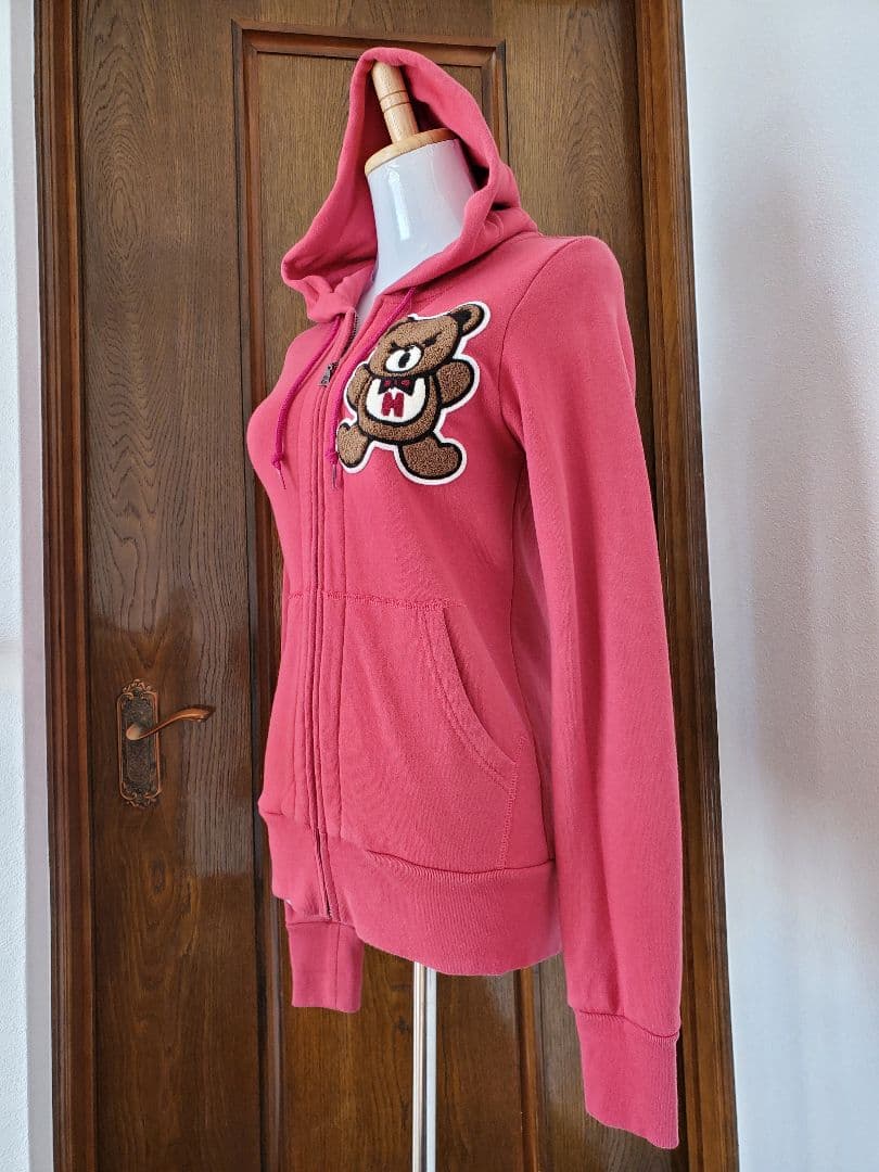 HYSTERIC GLAMOUR PINKジップパーカー