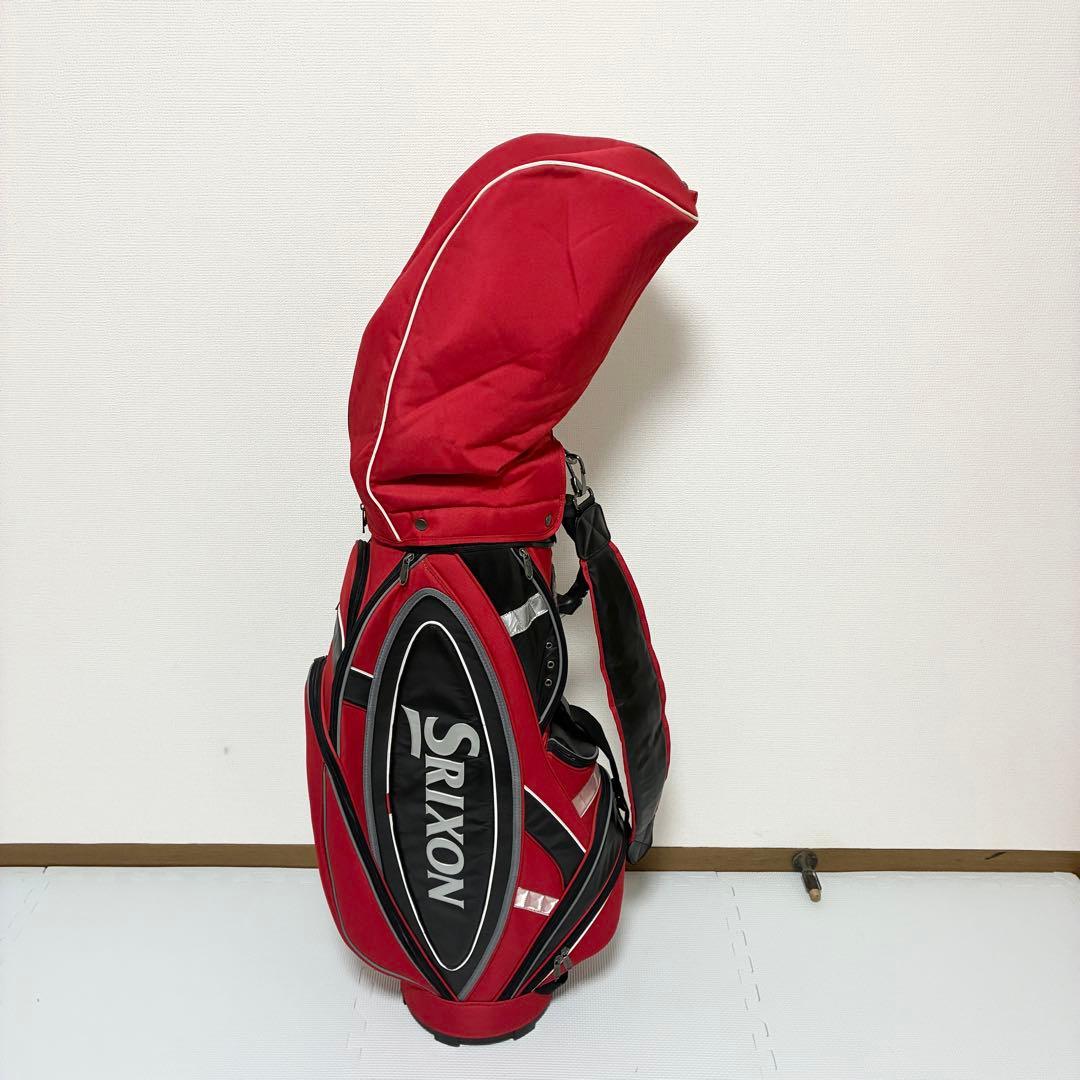 SRIXON スリクソン キャディバッグ 赤 ゴルフバッグ メンズ