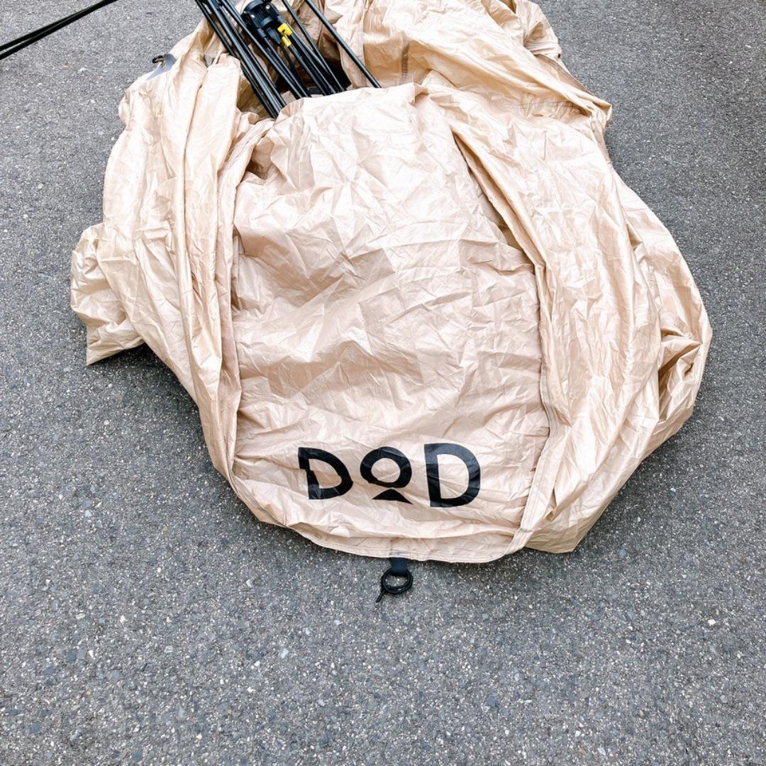 DOD ライダースタンデム ワンタッチテント タン キャンプテント アウトドア
