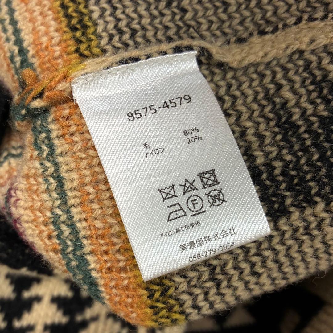 ★PENDLETON★ウールポンチョ★ケープ★キャンプ★アウトドア★L★総柄★