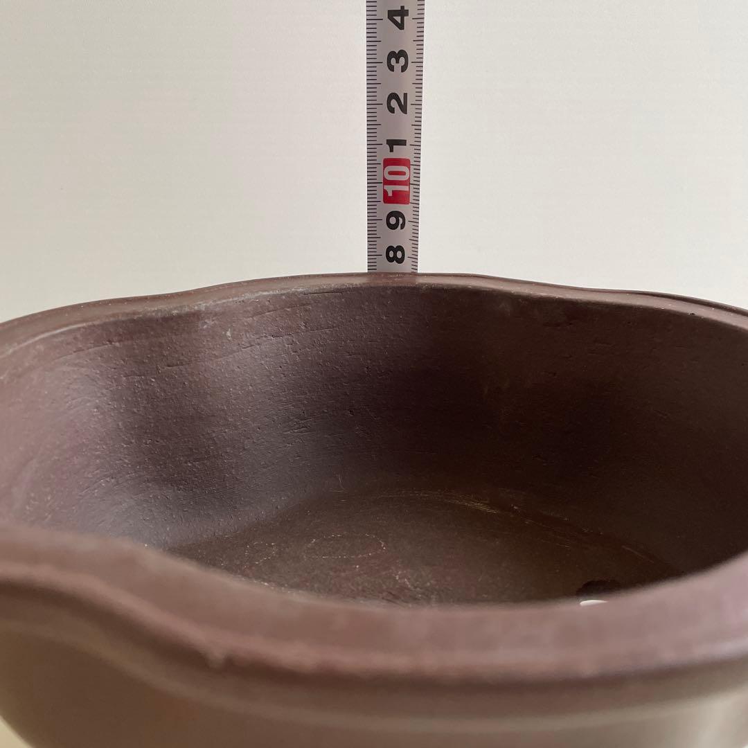 盆栽鉢　常滑焼　山秋