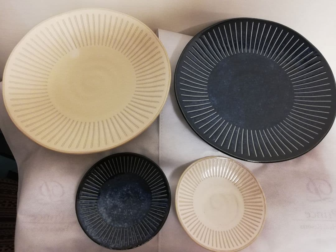 美濃焼 十草モダン食器セット 8P×2 イケア ニトリ