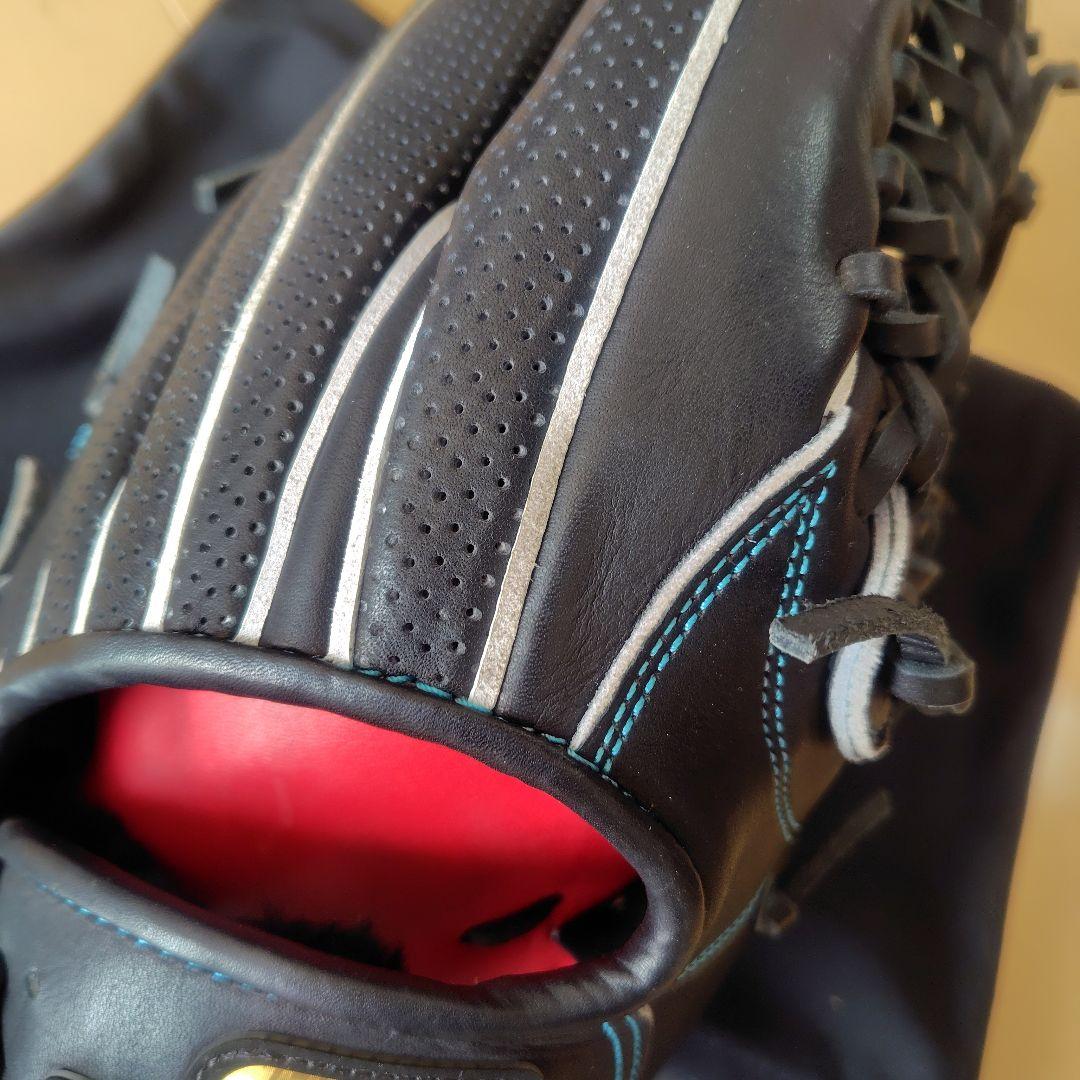 硬式グローブ SSK 黒 袋付