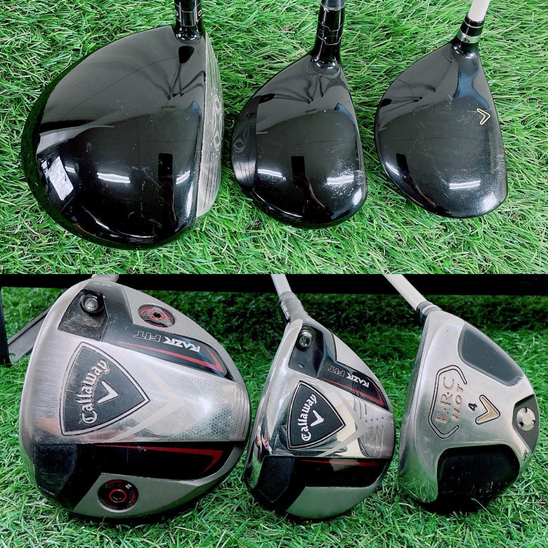 即コースデビュー！ メンズゴルフ フルセット キャロウェイ入り F2895