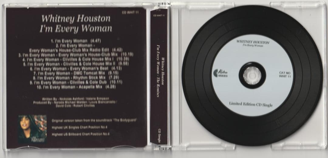Whitney Houston　I'm Every Woman　リミックス集CD