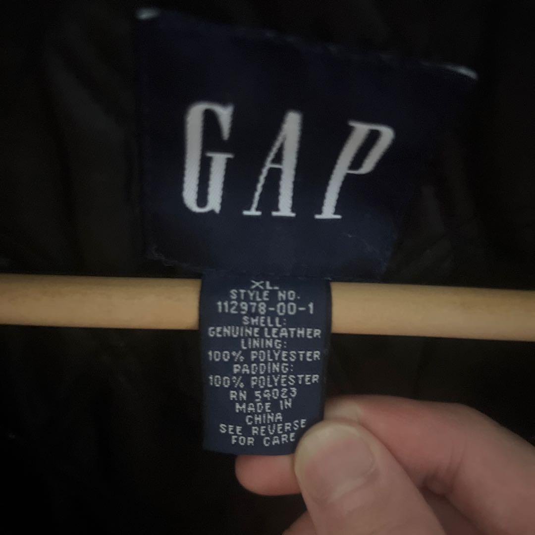 OLD GAP ブラック レザージャケット