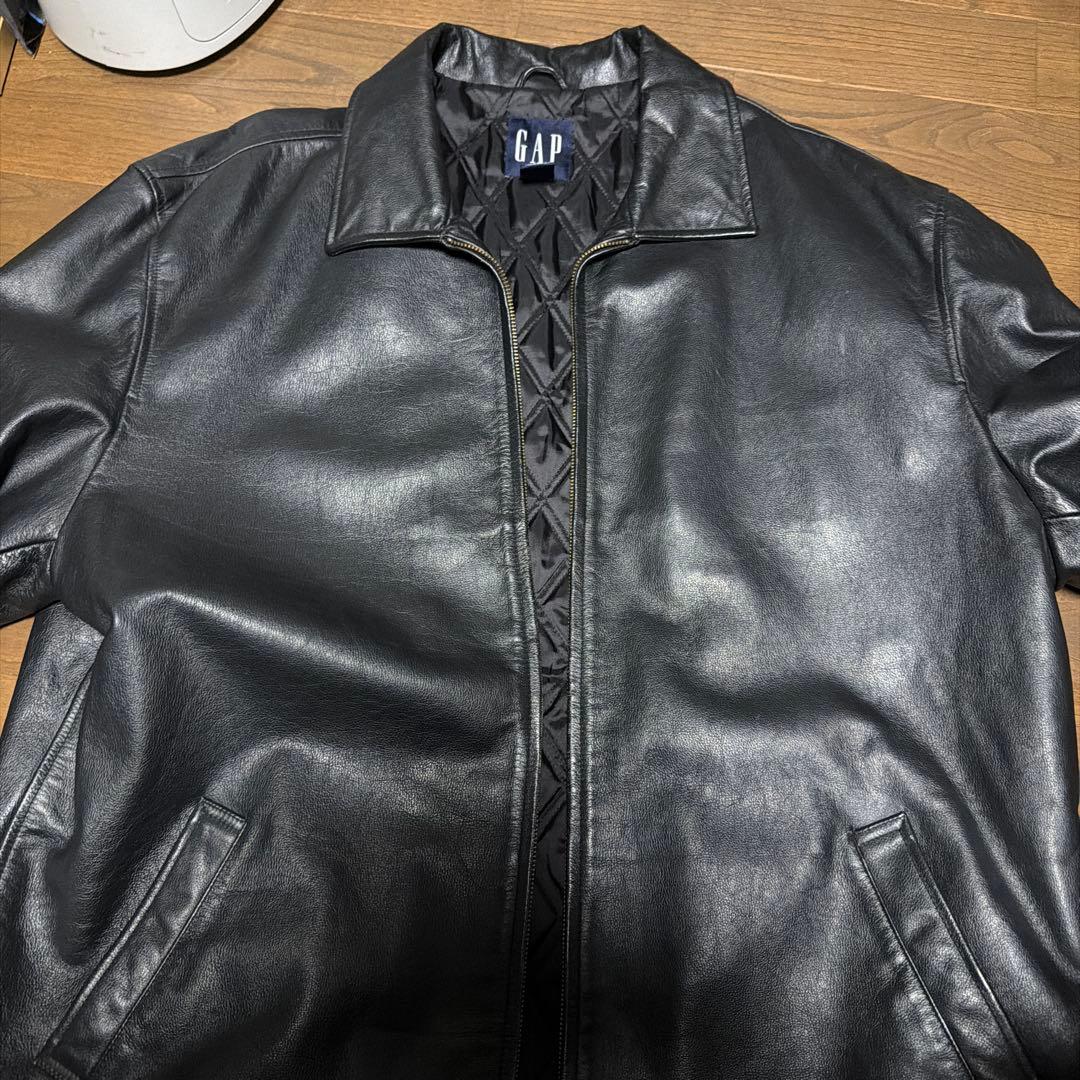 OLD GAP ブラック レザージャケット