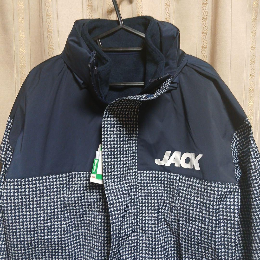 JACK BUNNY ネイビー チェック柄 ジャケット サイズ5 Lサイズ　新品