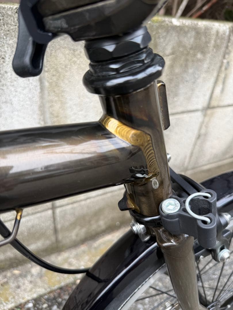 【極美品】ブロンプトン S6L ブラックエディション Raw Lacquer