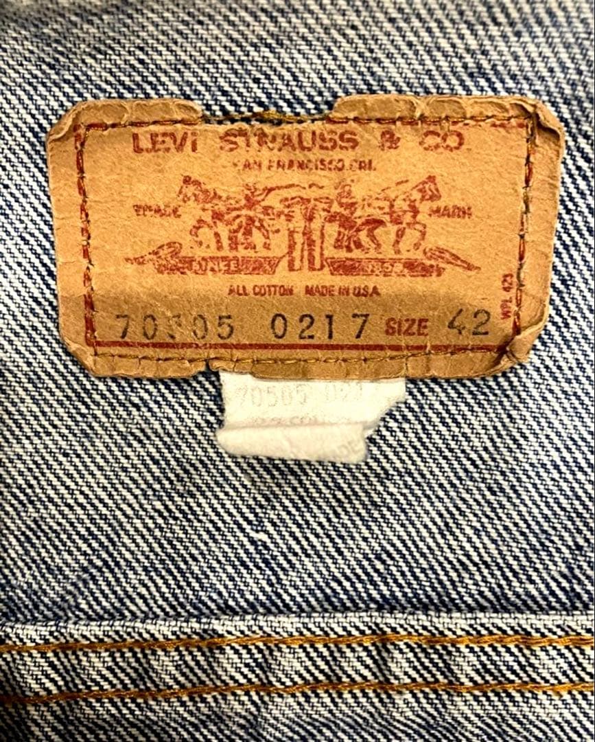 Levi's リーバイス デニムジャケット Gジャン 尾花大輔氏 私物 元ネタ