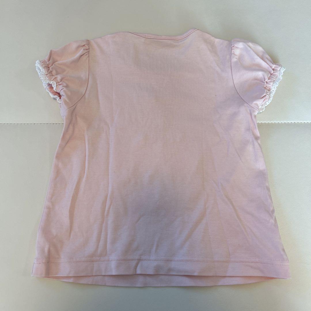 familiar さくらんぼピンク Tシャツ 90