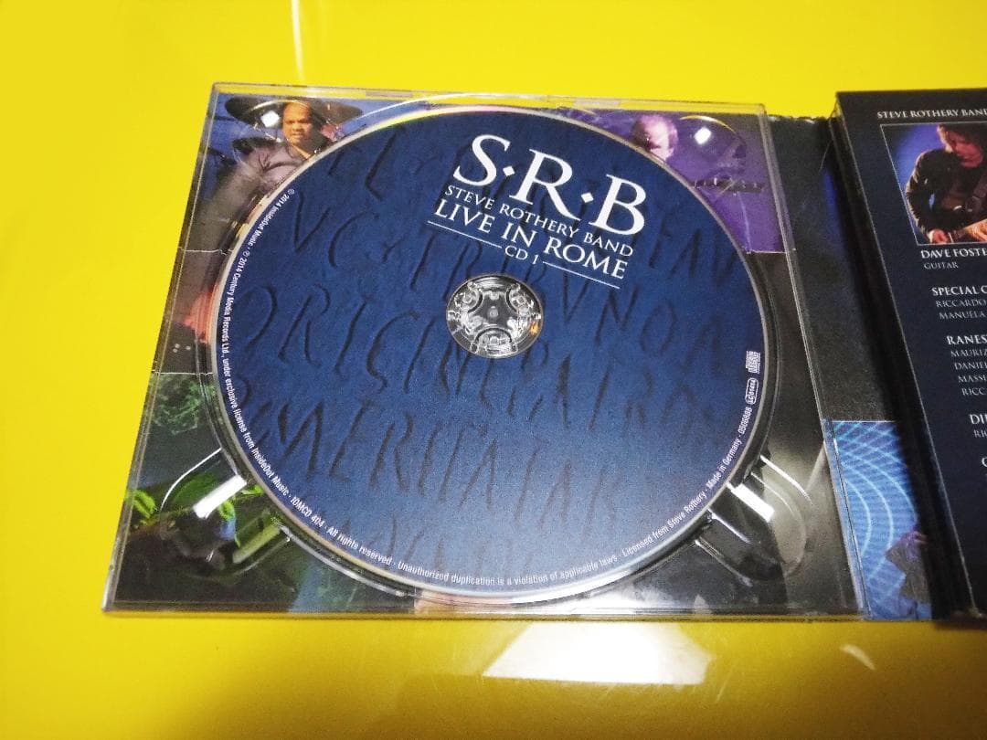 洋楽 Live in Rome Steve rothery
