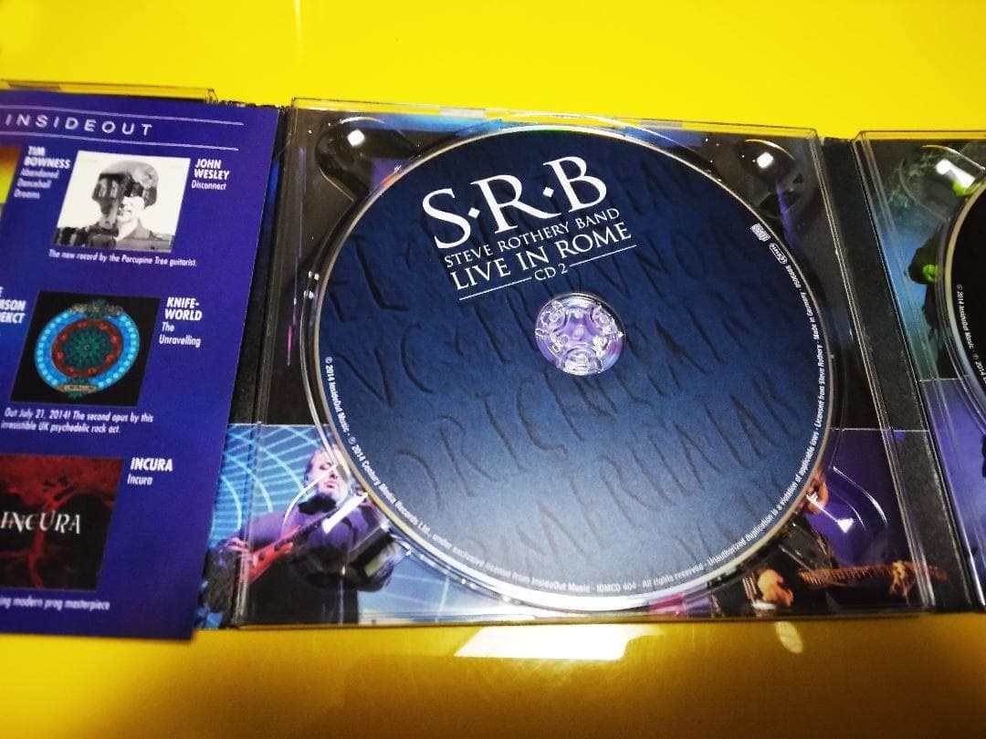 洋楽 Live in Rome Steve rothery