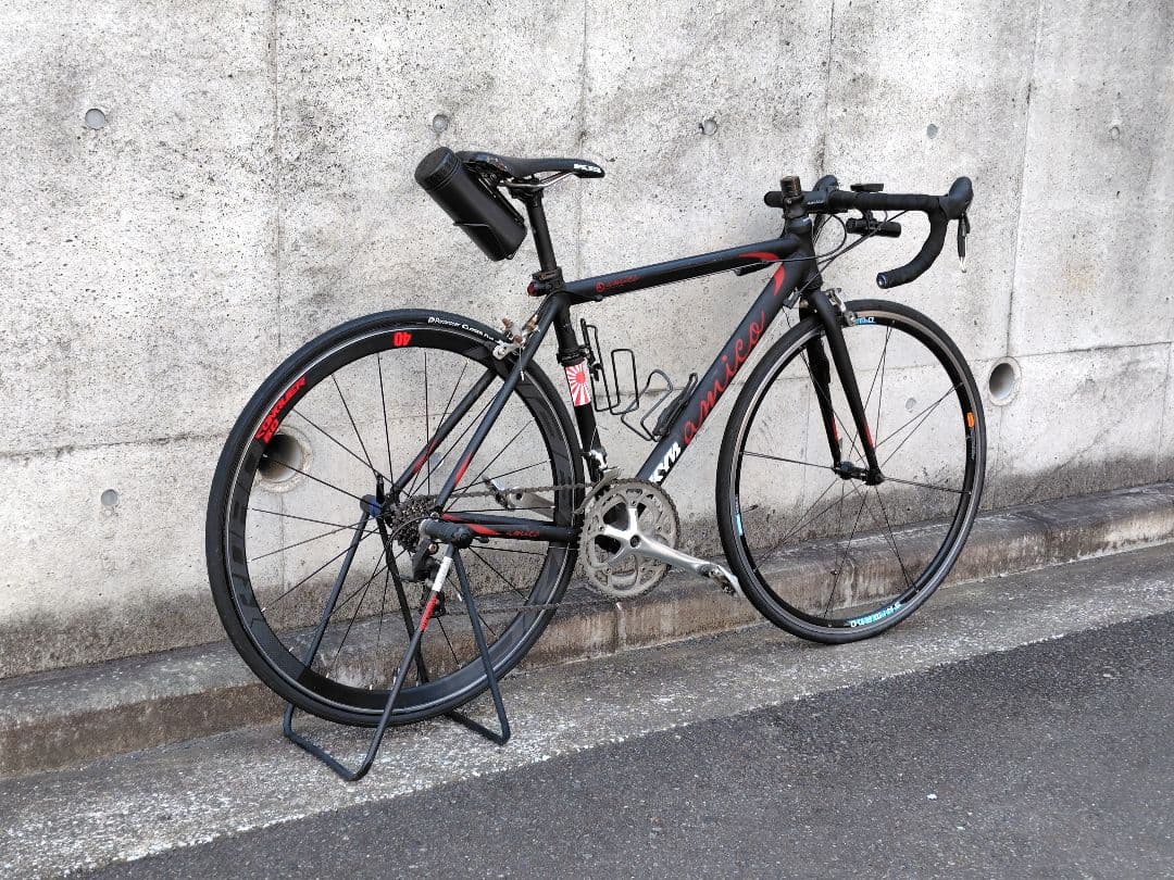 即乗　amico fun road 　ロードバイクカスタム　★ノーマルペダル変更