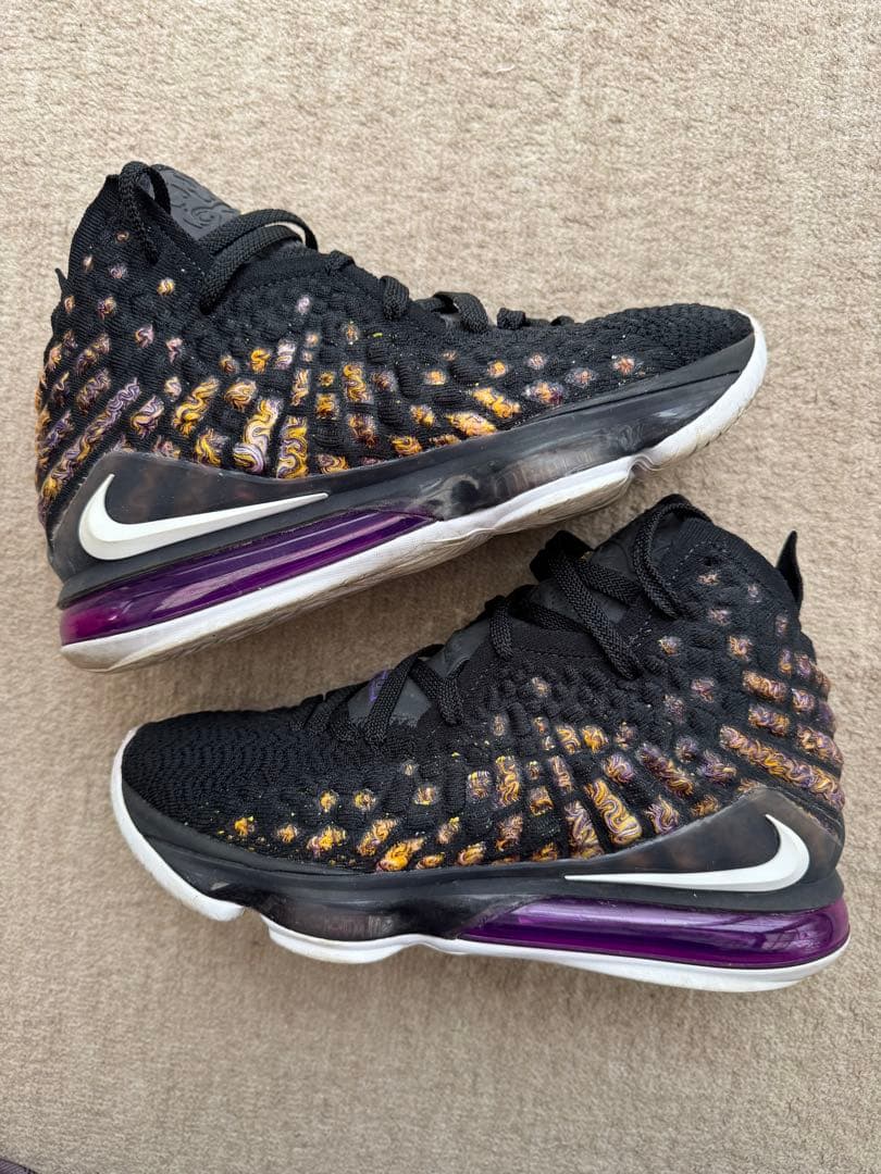 Nike LeBron 17 ブラック/パープル