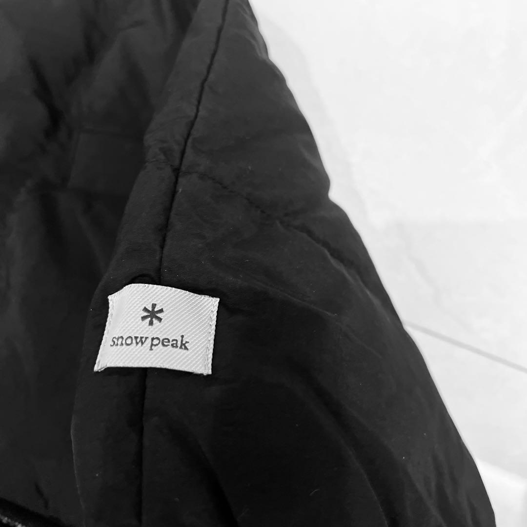 新品未使用 スノーピーク 韓国限定 ダウンベスト L寸 ブラック