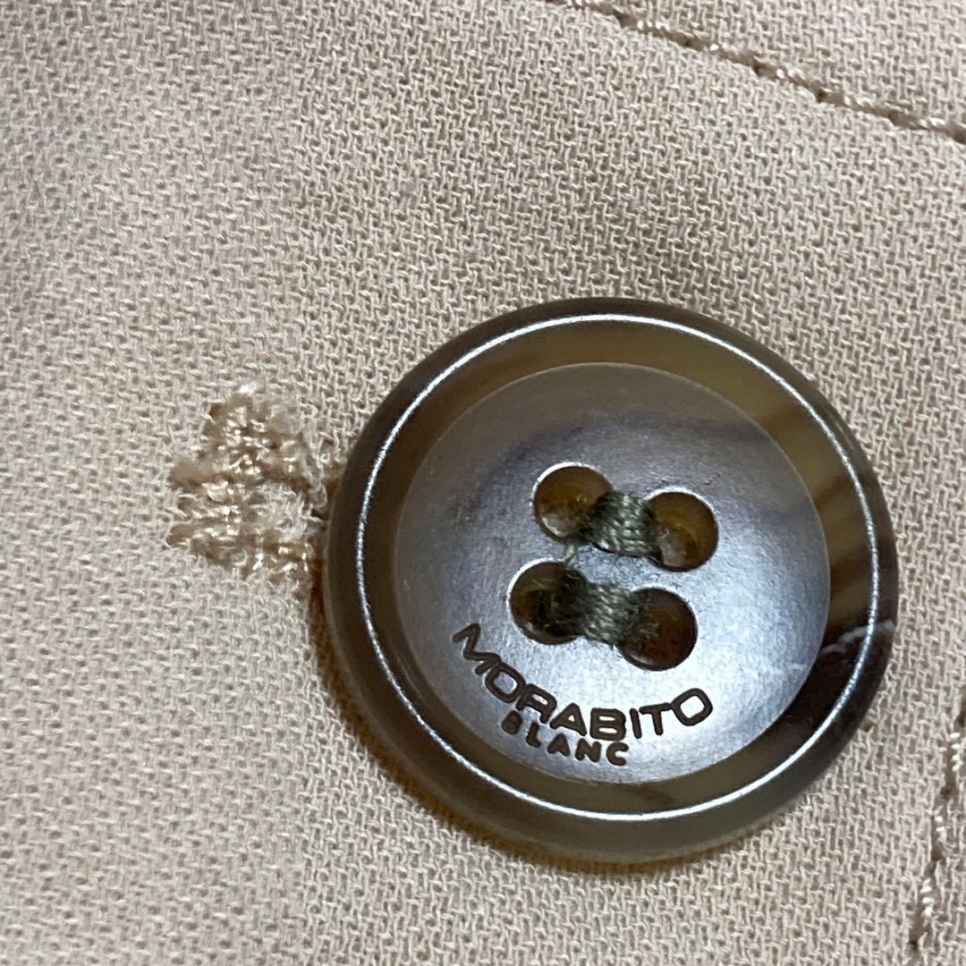 モラビト★MORABITO ジャケット ジージャンタイプ 刺繍ロゴ 洗える M