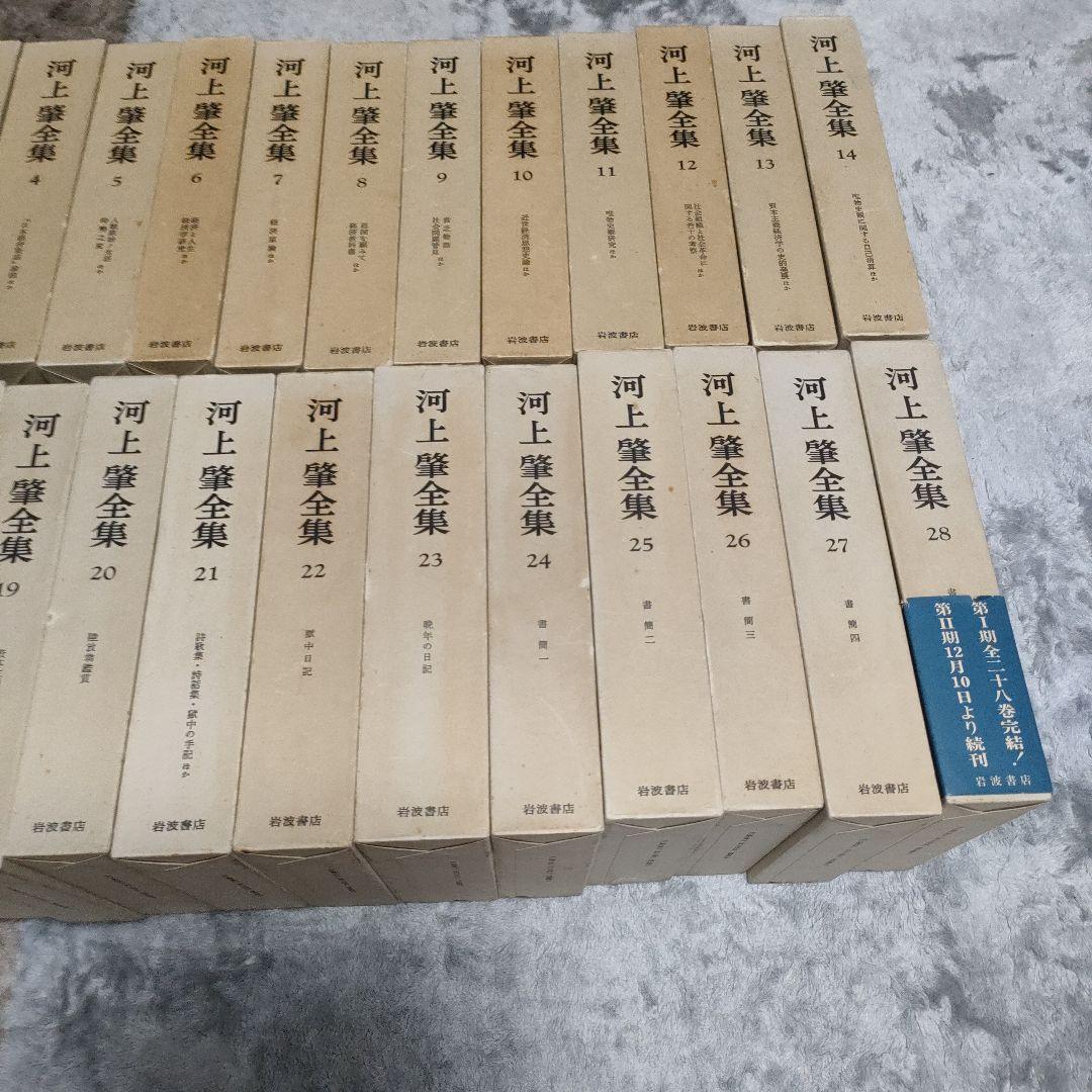 河上肇全集 全28巻セット 岩波書店