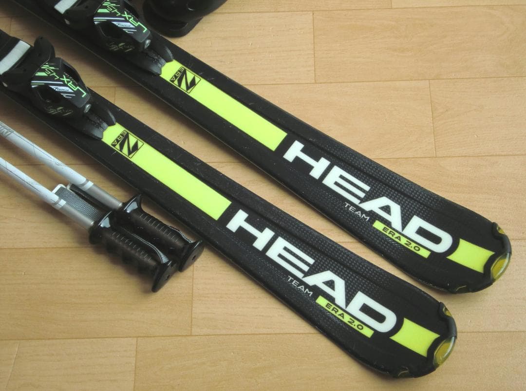■■送料無料■HEAD■ジュニア用スキーフルセット■板127靴23■WAX済■■