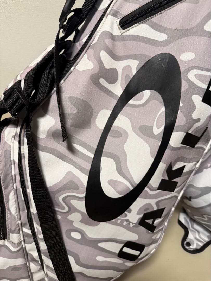 【送料込み】OAKLEY オークリー キャディバッグ 9.5型 ホワイトカモ