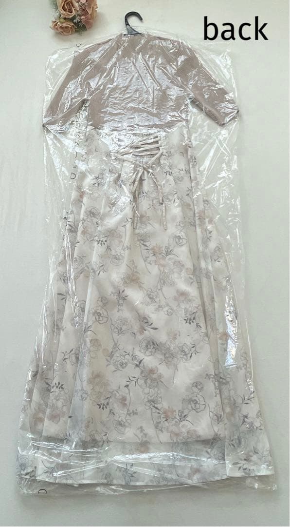 新品タグ付き MERCURYDUO♡レイヤード花柄ニットドッキングワンピース♡S