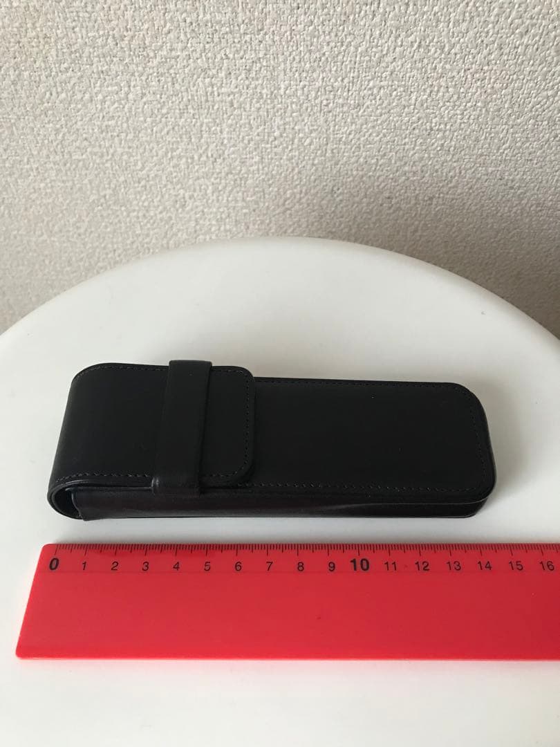 コーチ　OLD coach ブラックレザー　ペンケース　Vintage