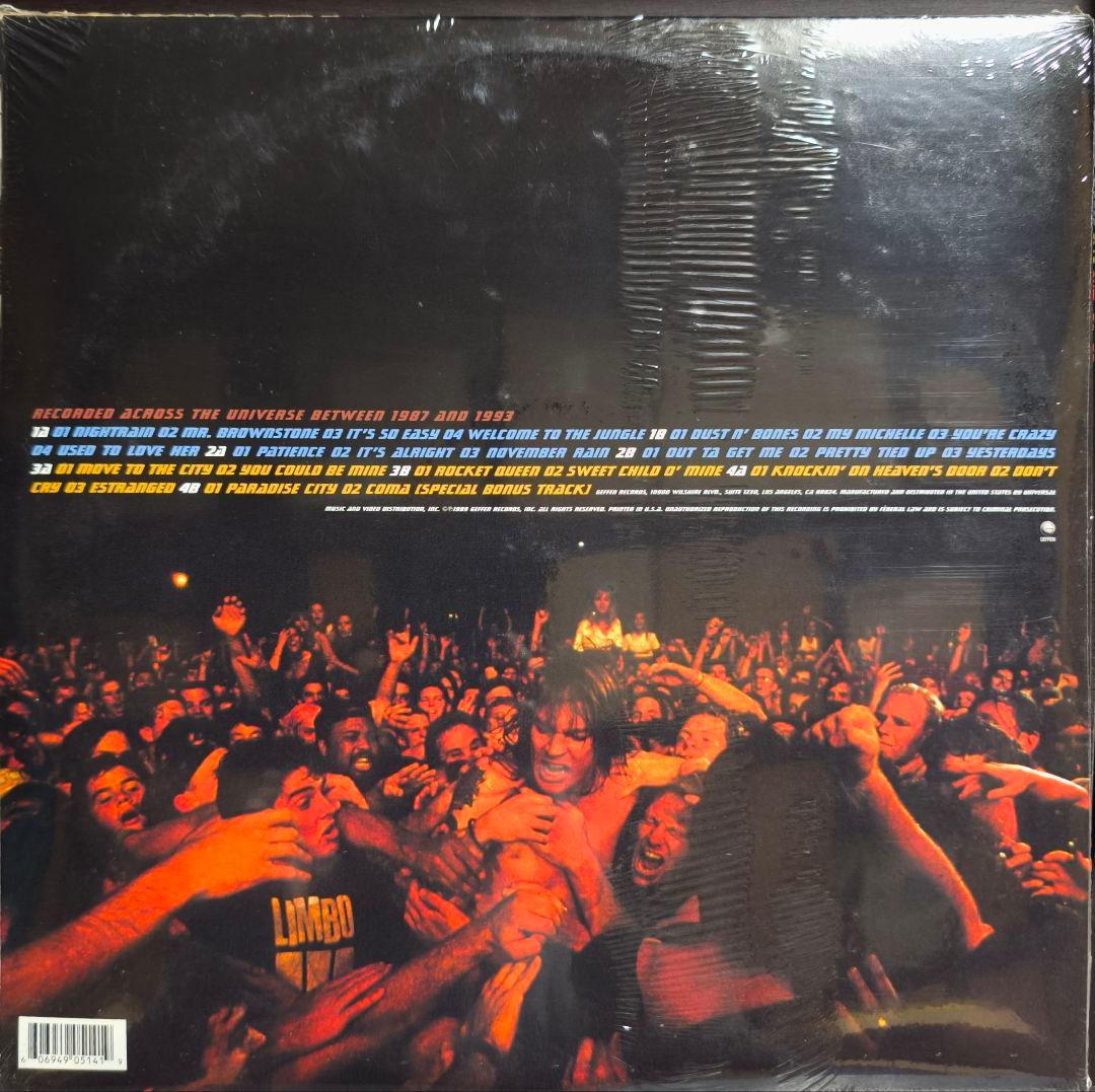 新品シールド4LP！ガンズ・アンド・ローゼズ Guns N' Roses
