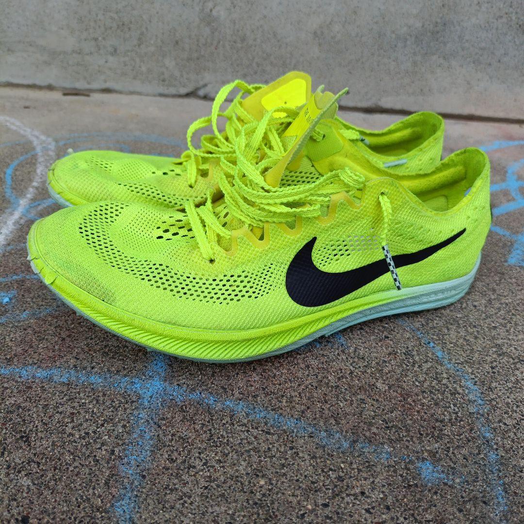 ドラゴンフライ　23cm Nike Zoom 蛍光イエロースパイクシューズ
