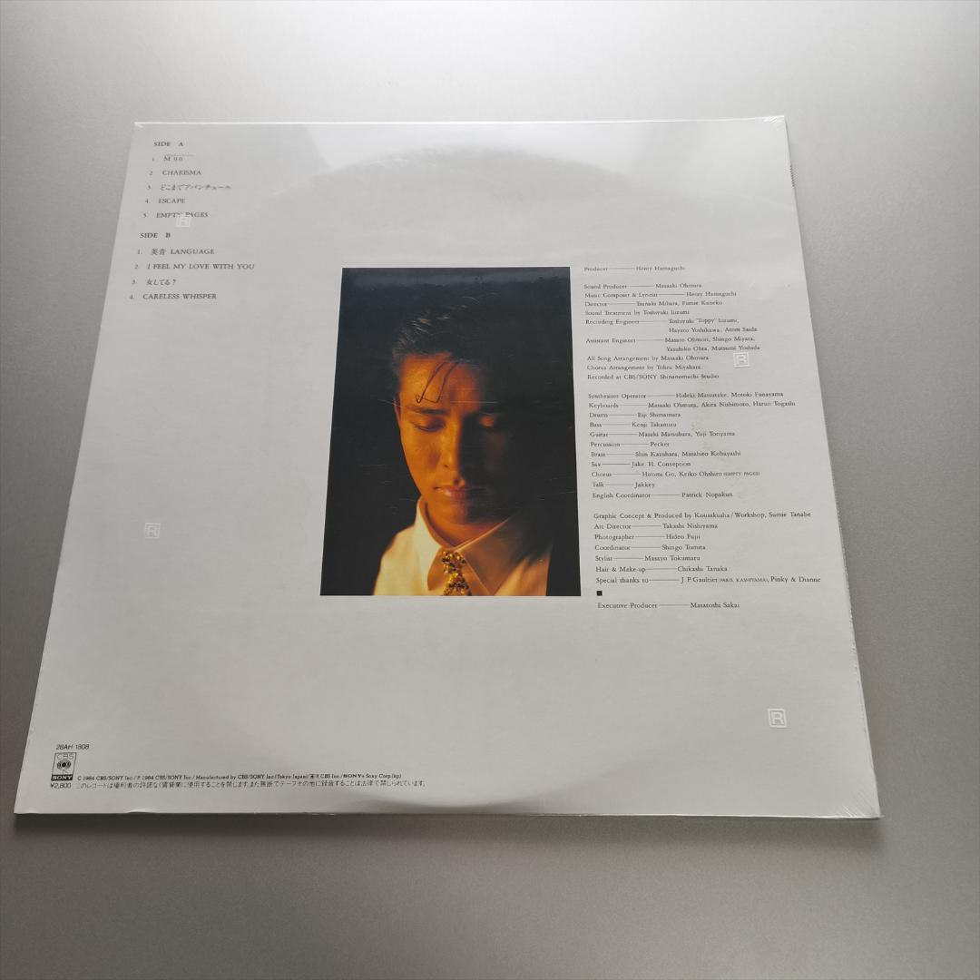 新品 未開封 郷ひろみ LP アルバム ALLUSION アリュージョン ワム!