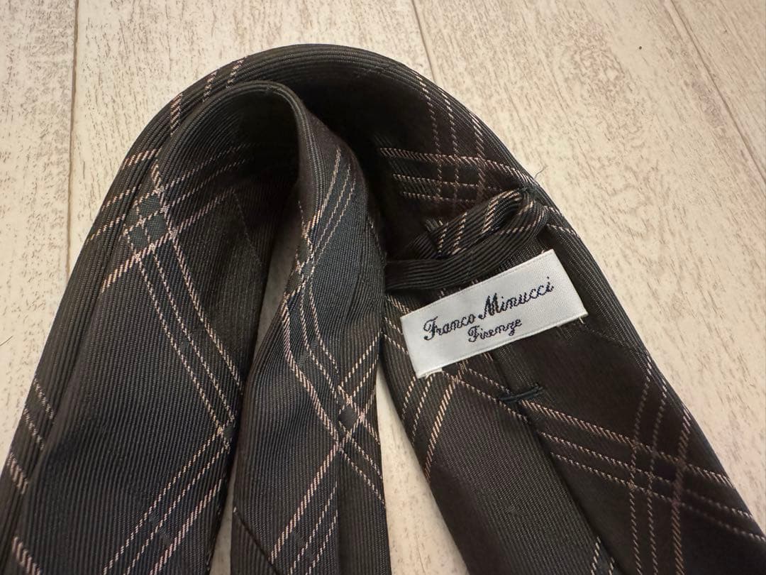 【イタリア製 美品】Franco Minucci ネクタイ