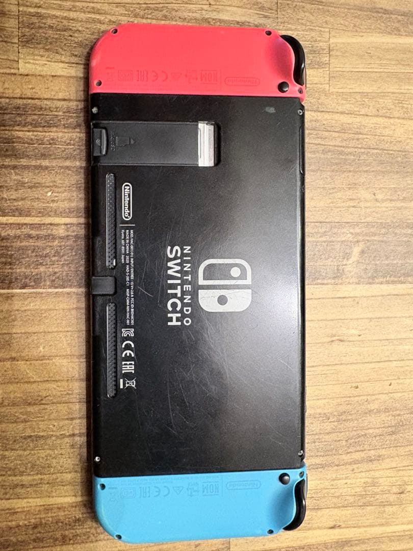 Nintendo Switch 本体 青/赤 充電器　ケース付き