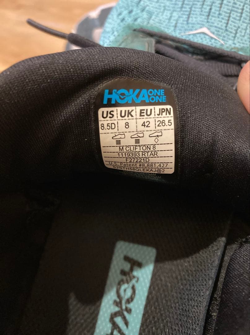 HOKA ONEONE M CLIFTON 8 セルリアンブルー