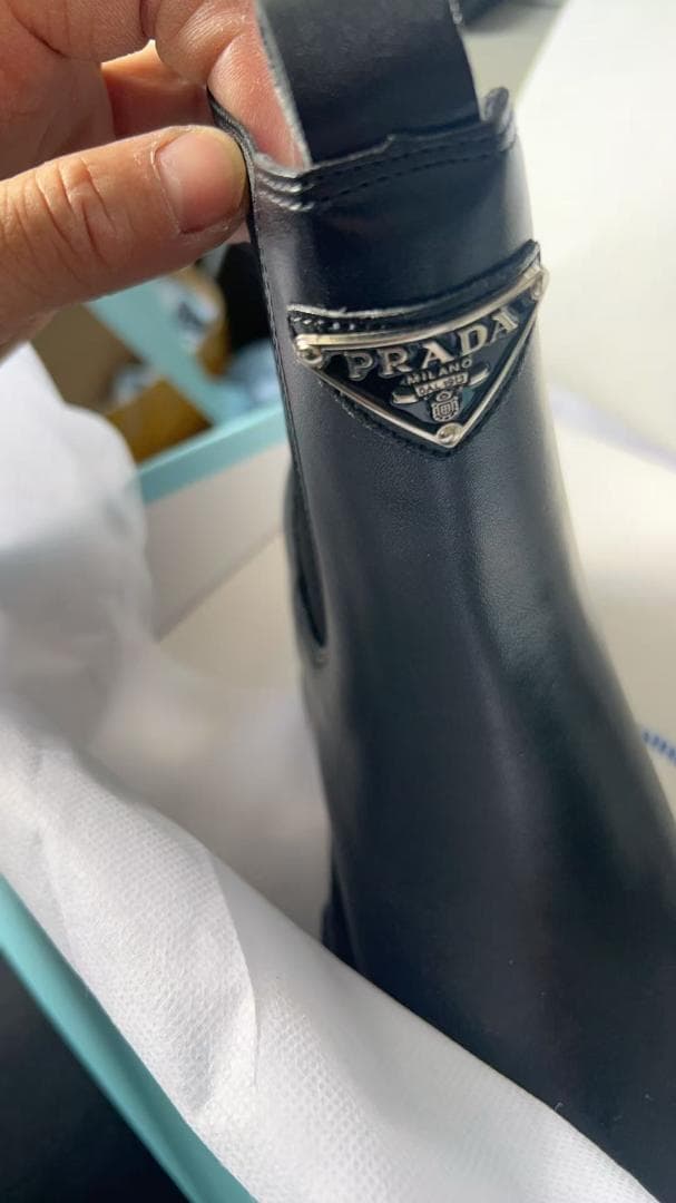 美品　prada 厚底　ブーツ