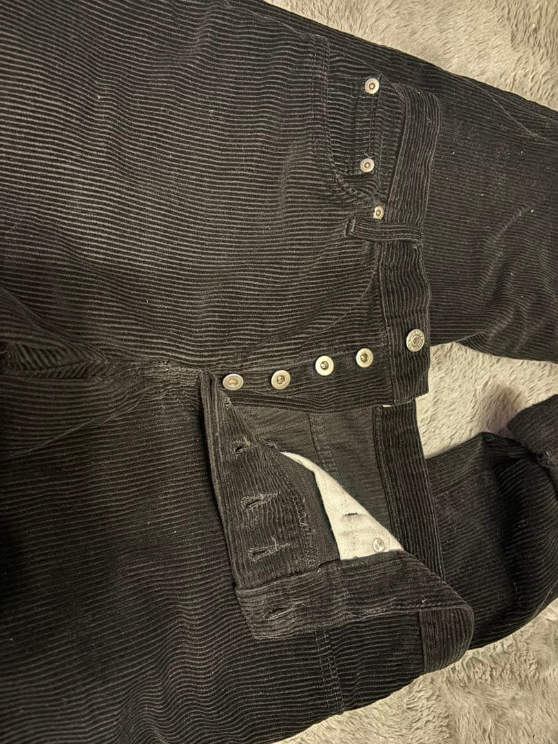 オ*カ様 Stussy big olコーデュロイパンツ ブラック 30