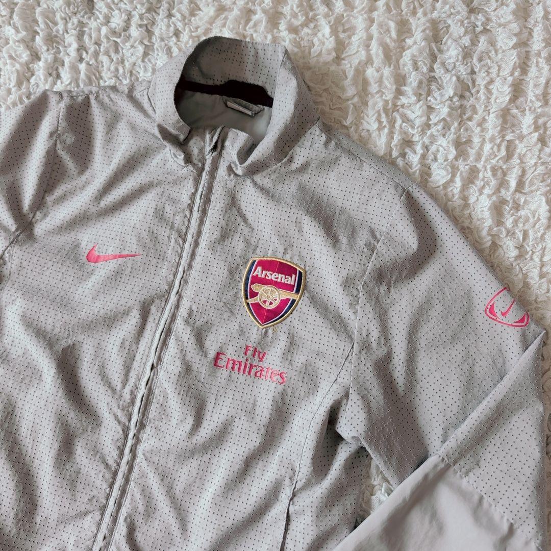 NIKE 09/10 Arsenal FC トラックジャケット グレー S