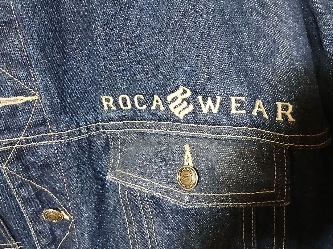 ROCA WEAR デニムジャケット Lサイズ/US/LSize古着裏地あり