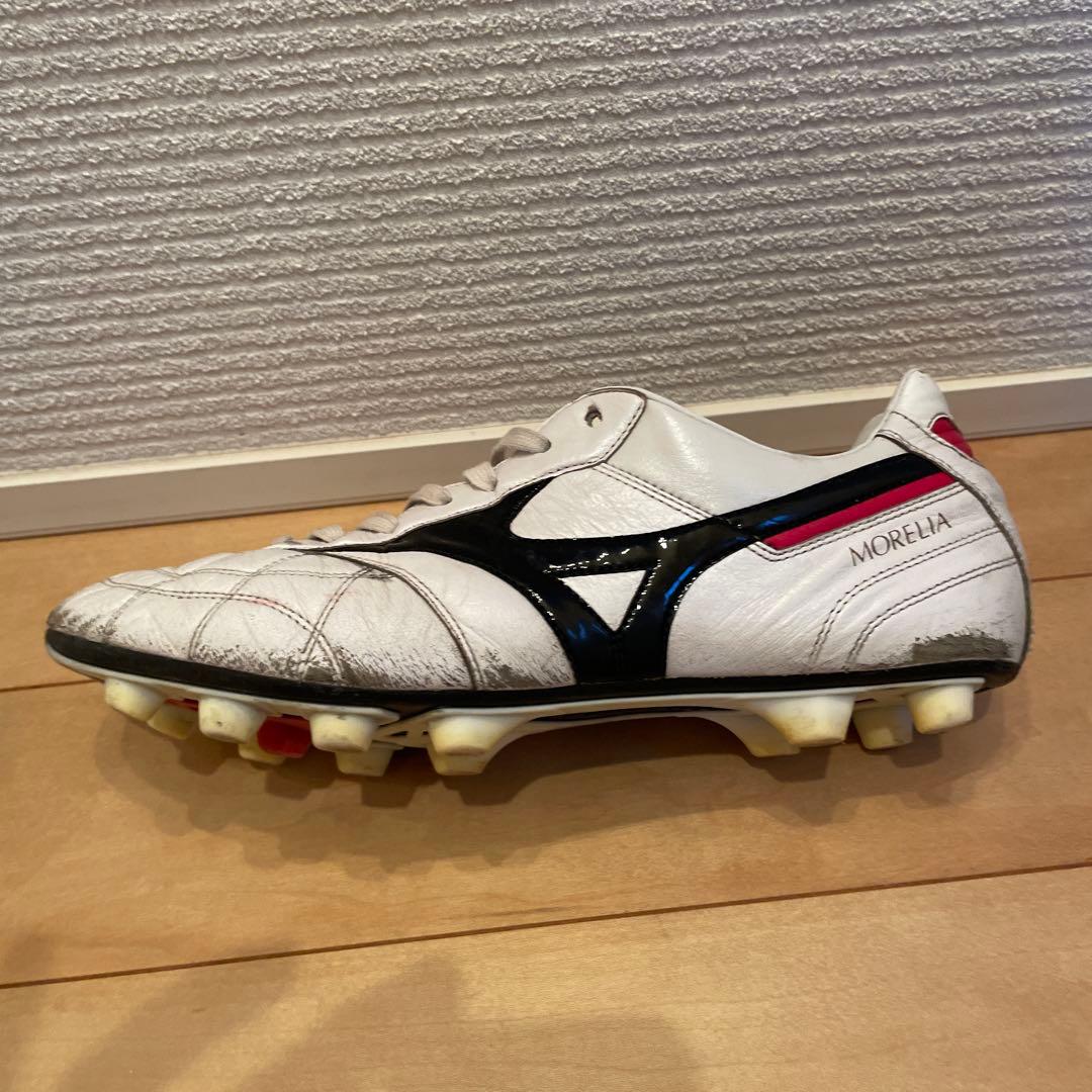 j*i様 MizunoMoreliaサッカーシューズ ホワイト/ブラック(27.