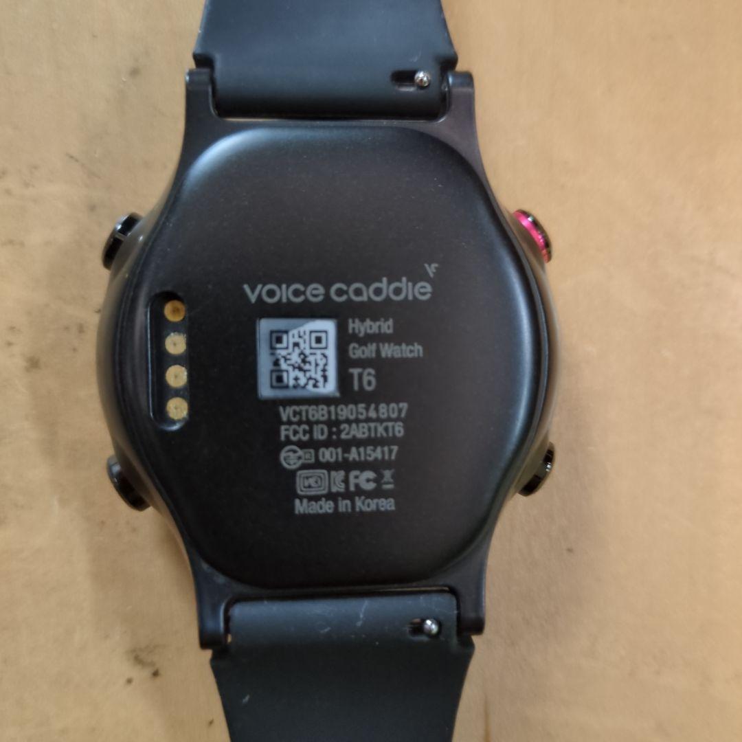ゴルフウォッチVOICE CADDIE T6　2025年3月バッテリー交換済