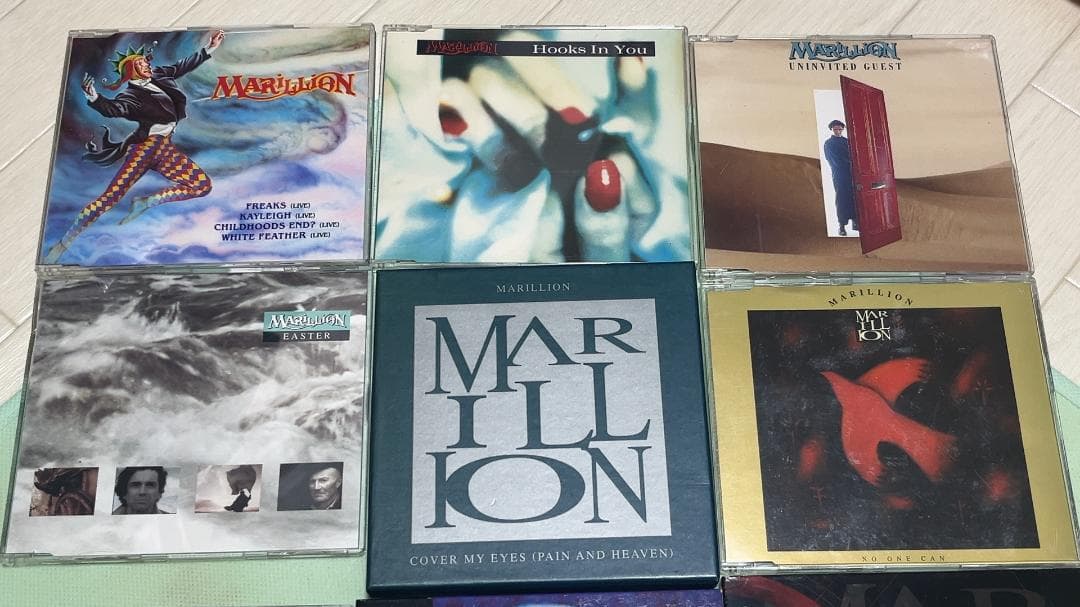 最終 Marillion CDシングル 19枚セットで！ マリリオン プログレ