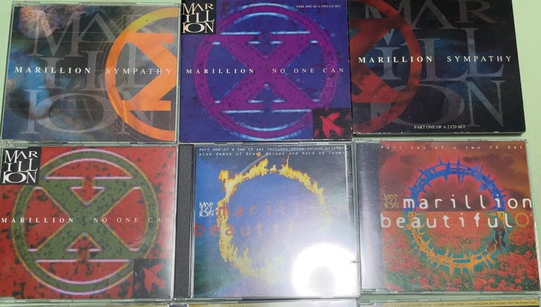 最終 Marillion CDシングル 19枚セットで！ マリリオン プログレ