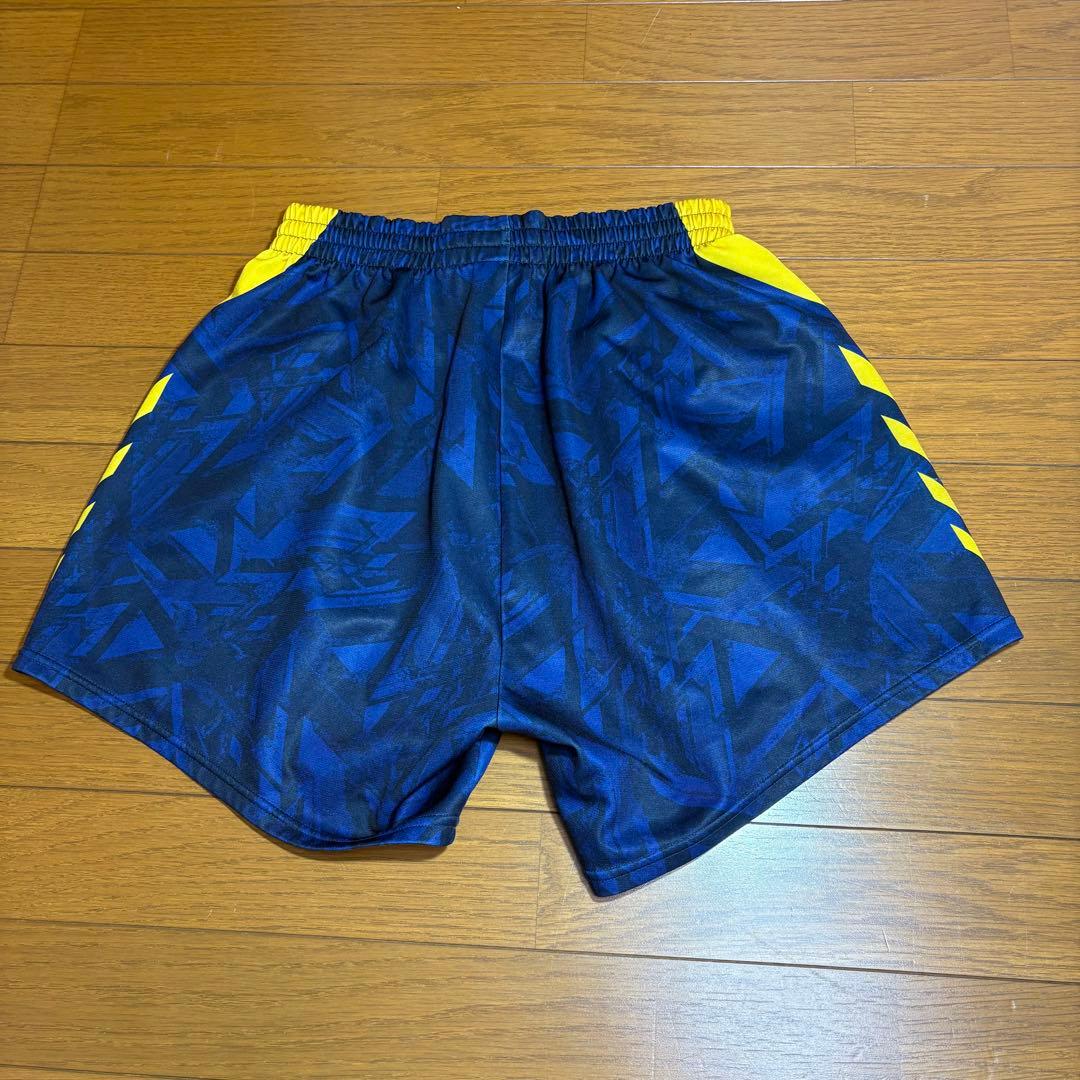 DESCENTE バレー パンツ 練習着 紺 ネイビー イエロー L 大学バレー
