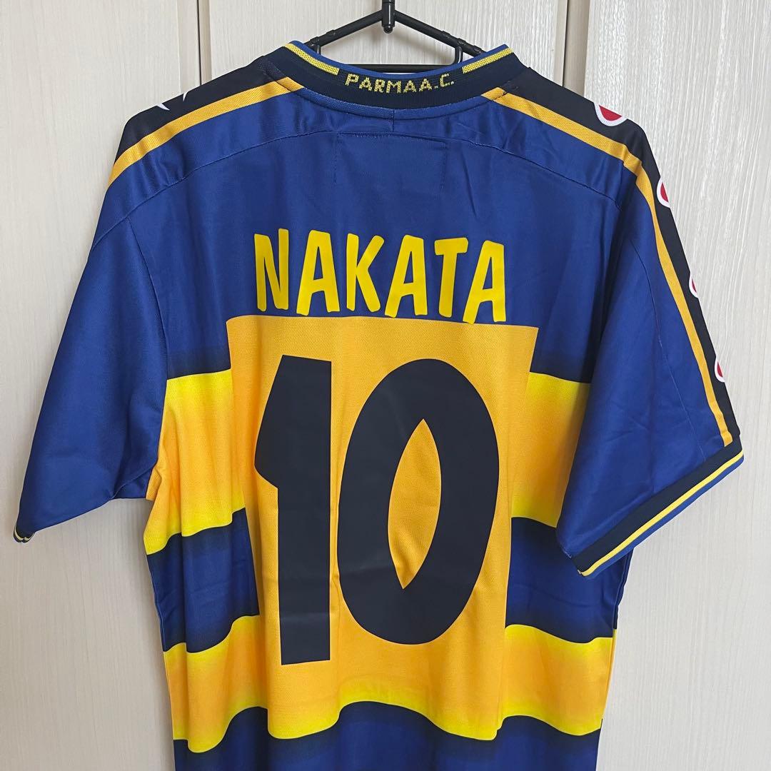 パルマ2001/02中田ホーム　サッカーユニフォームParma NAKATA