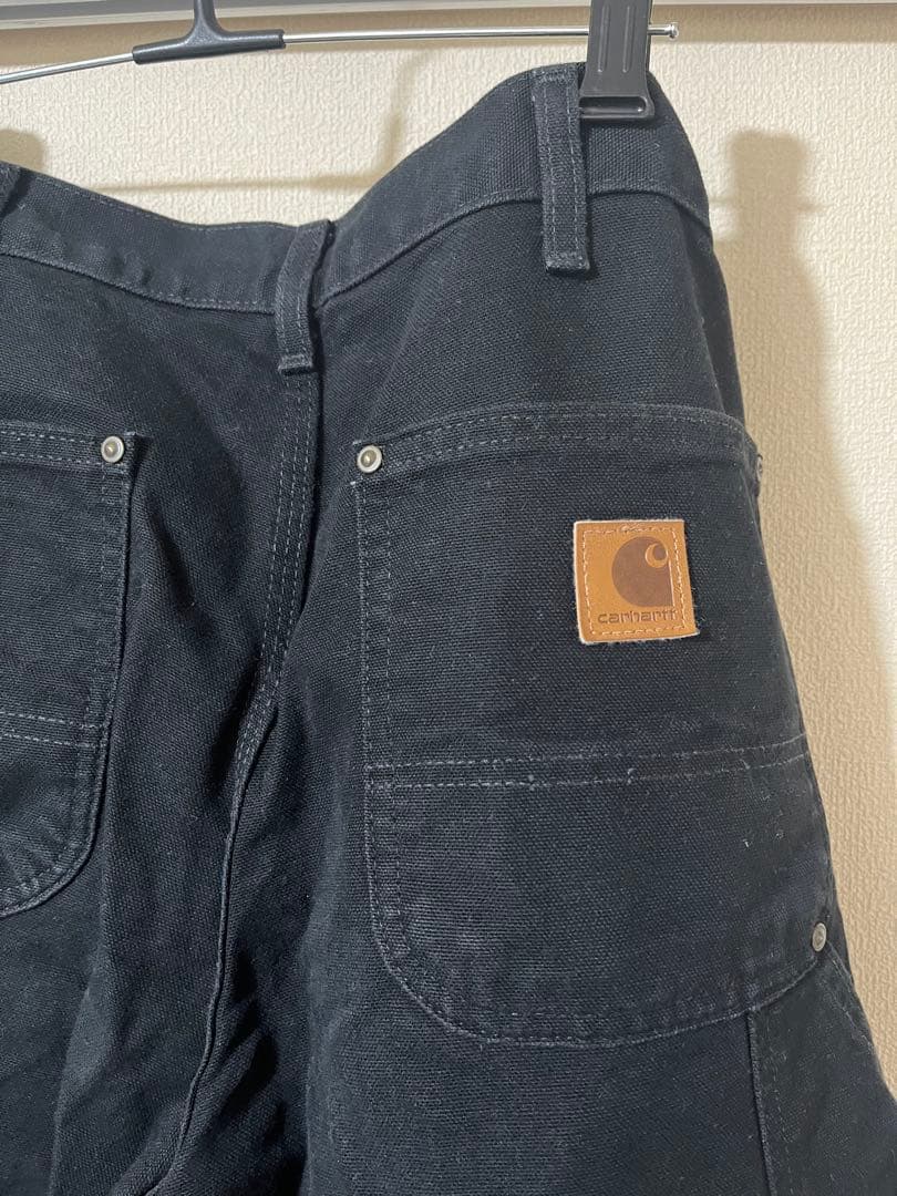 Carhartt ブラックカーゴパンツ