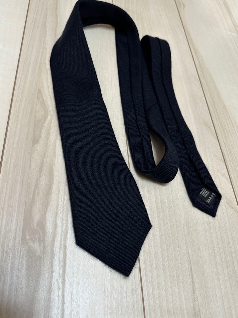 Ermenegildo Zegna ゼニアのカシミア ネクタイ！ネイビーソリッド