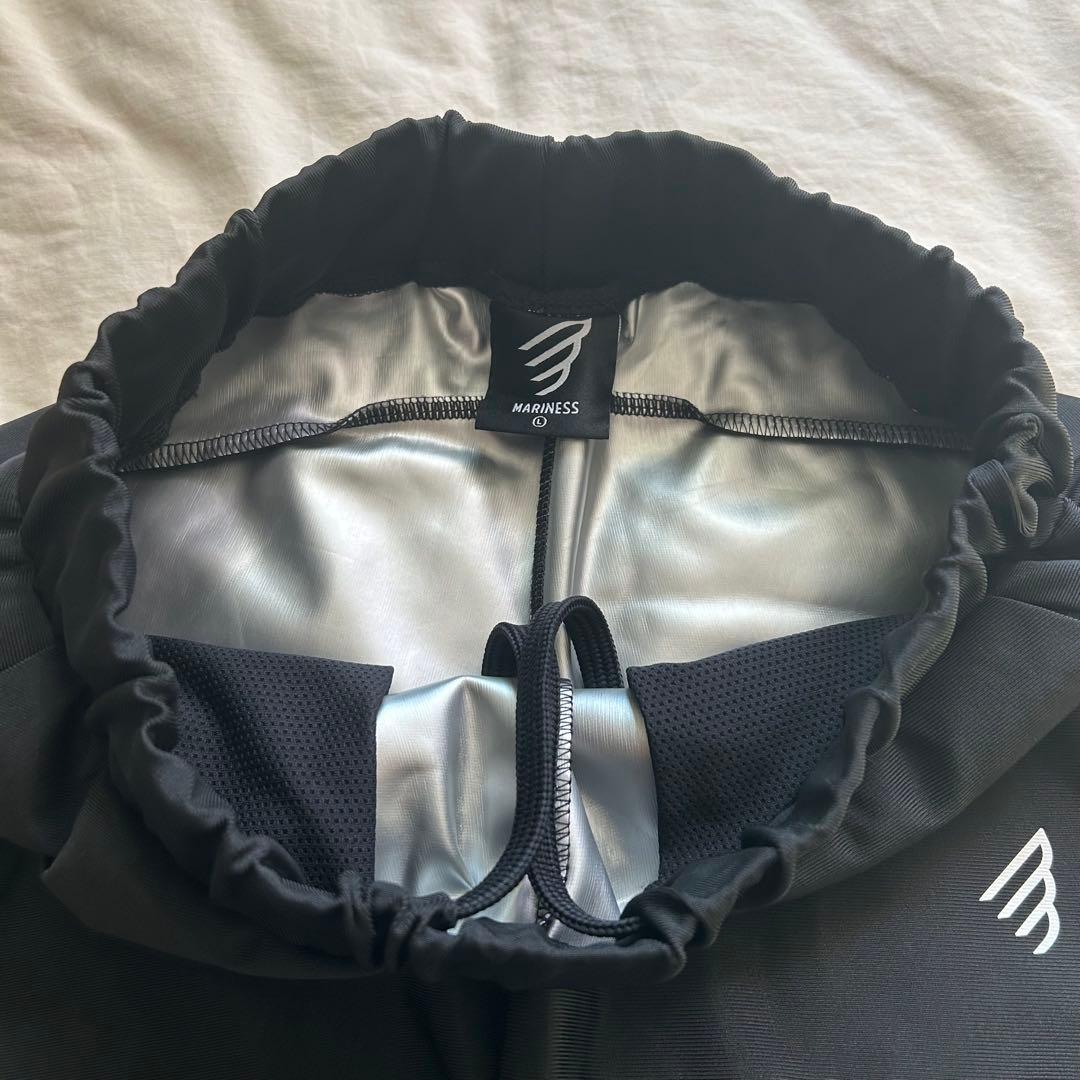 【美品】MARINESS マリネス サウナスーツ トレーニング ジム ヨガ L